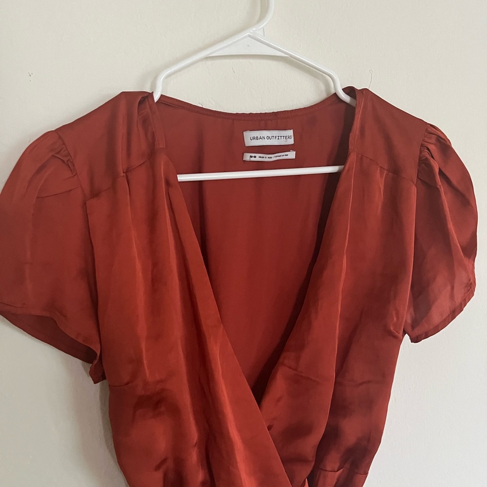 short silk dress